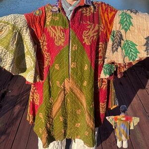 Jaded Gypsy Sunrise Duster W/ BIG FLOWY Sleeves MSRP: $217